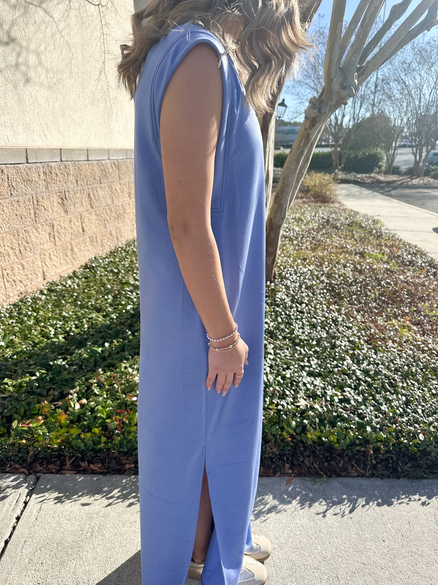 Brenda Basic Maxi - Blue