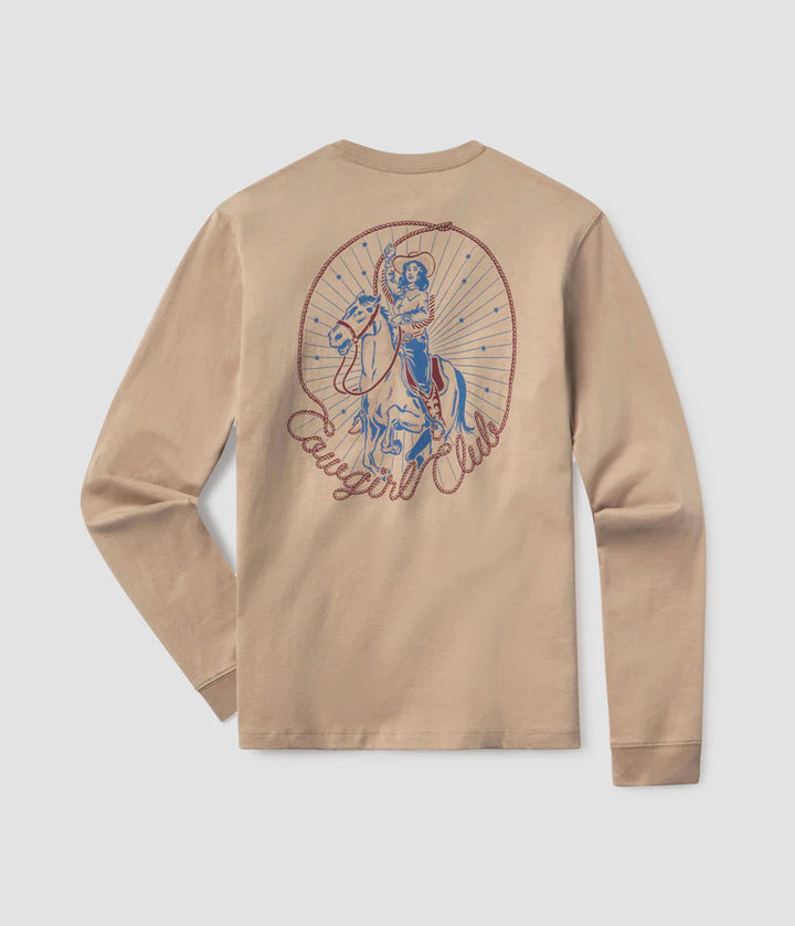 SSCO Women’s Giddy Up L/S Pocket T-Shirt - Chestnut