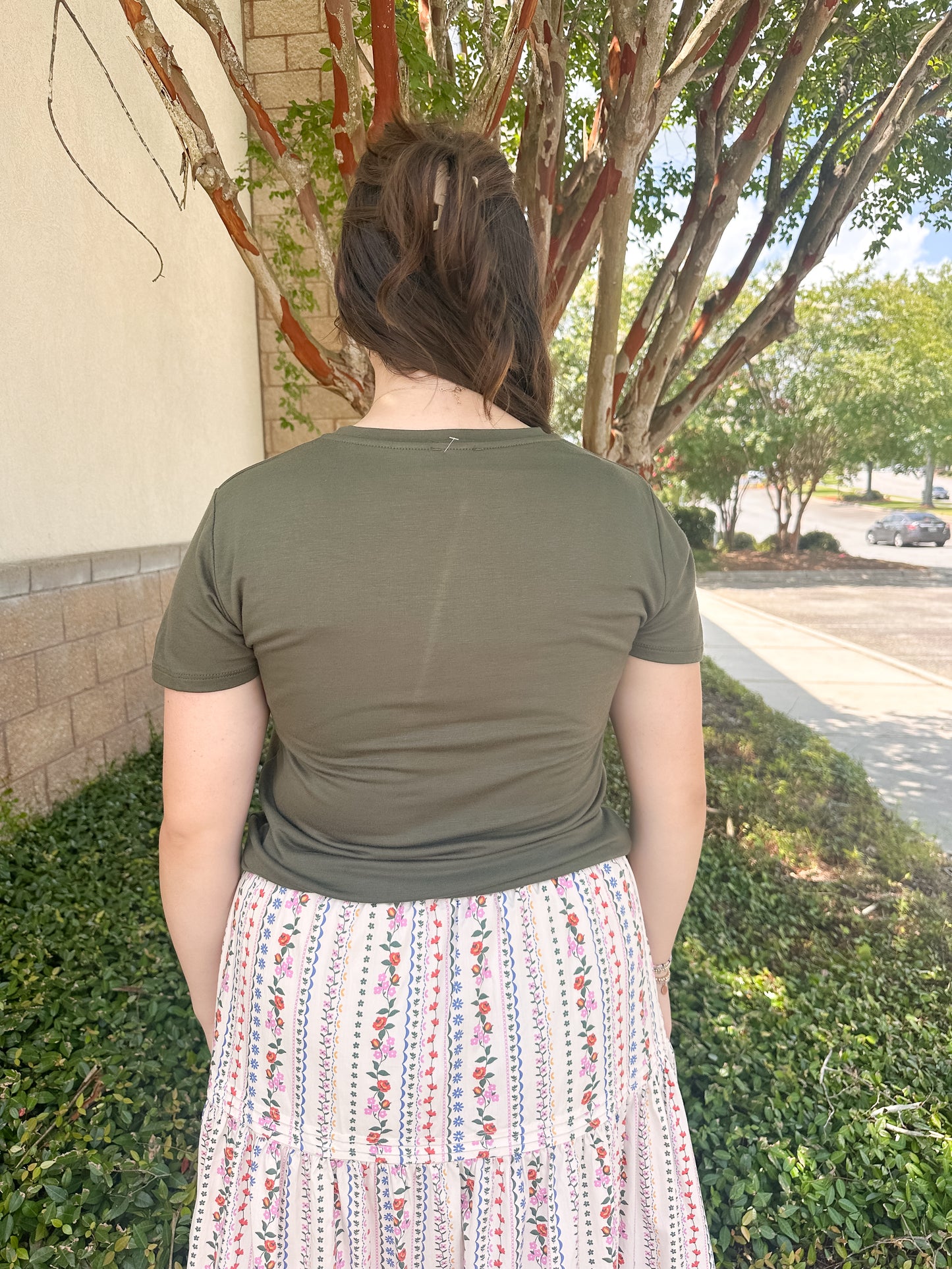 Gale Crew Top - Olive