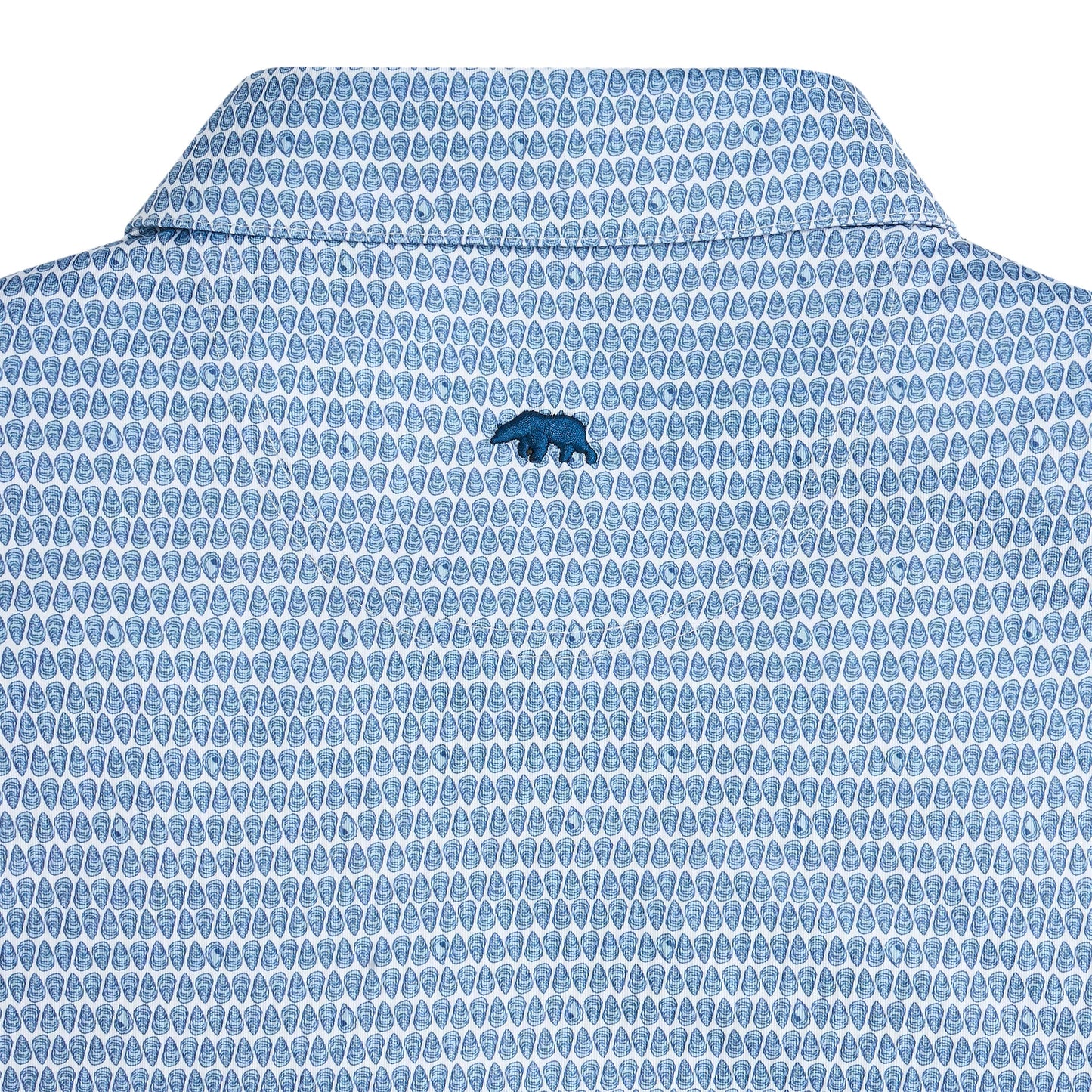 Onward Reserve On the Half Shell Printed Performance Polo - Ensign Blue