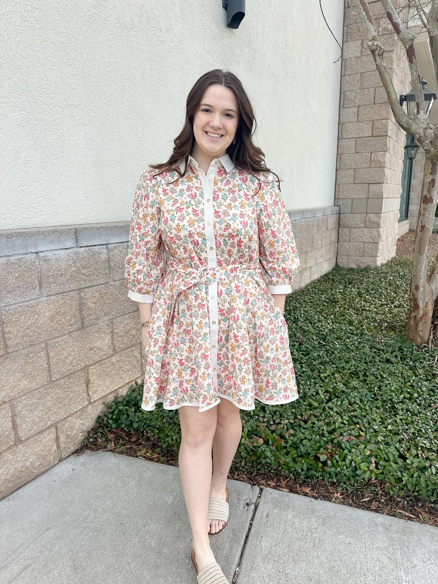 Marsha Dress - Cream