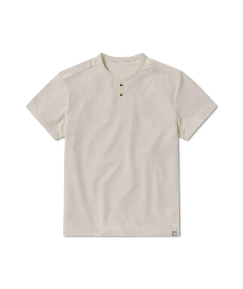 SSCO Men’s Max Comfort Henley SS - Oatmeal