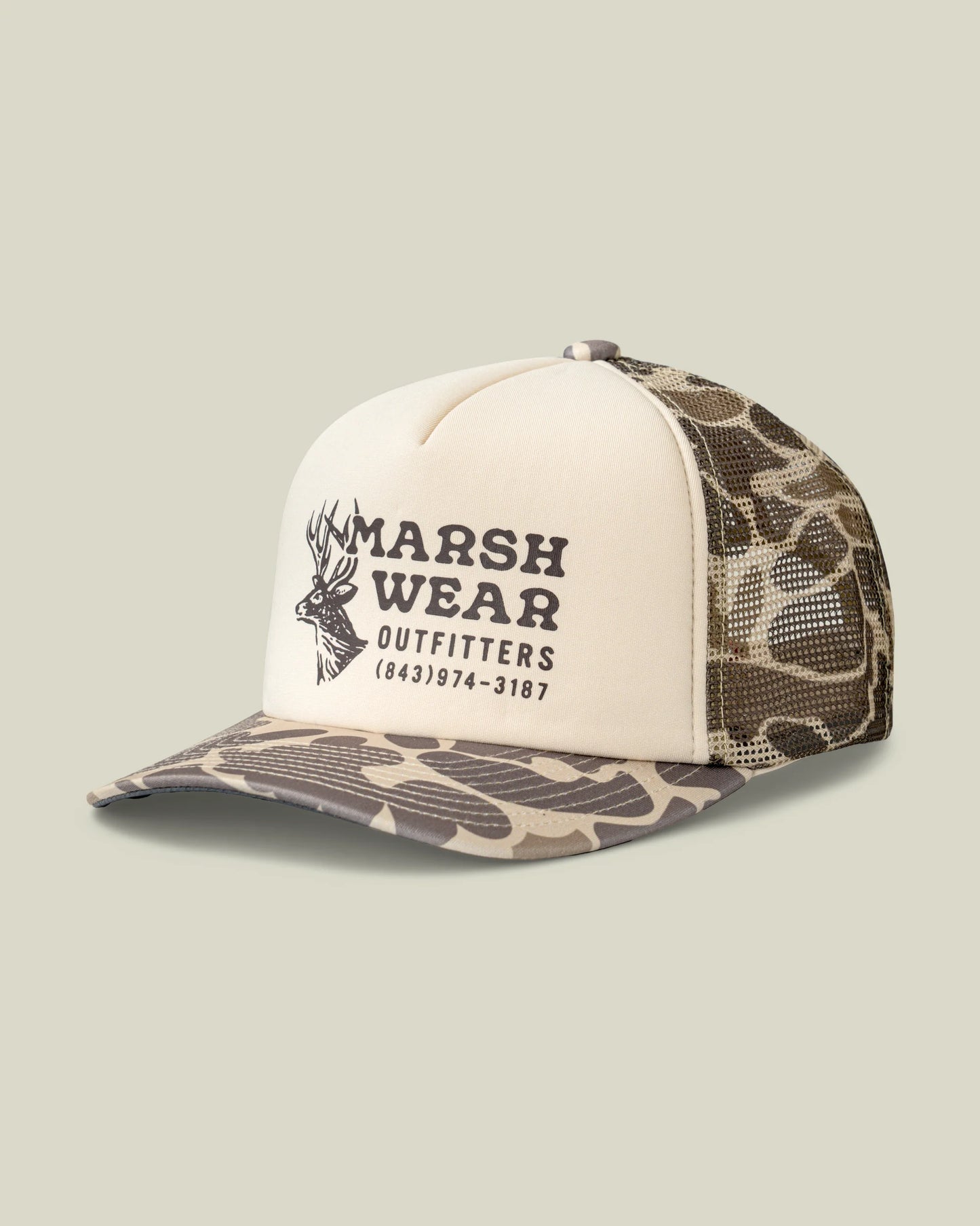 Marsh Wear Outfitter Snapback - Khaki Mallard Camo