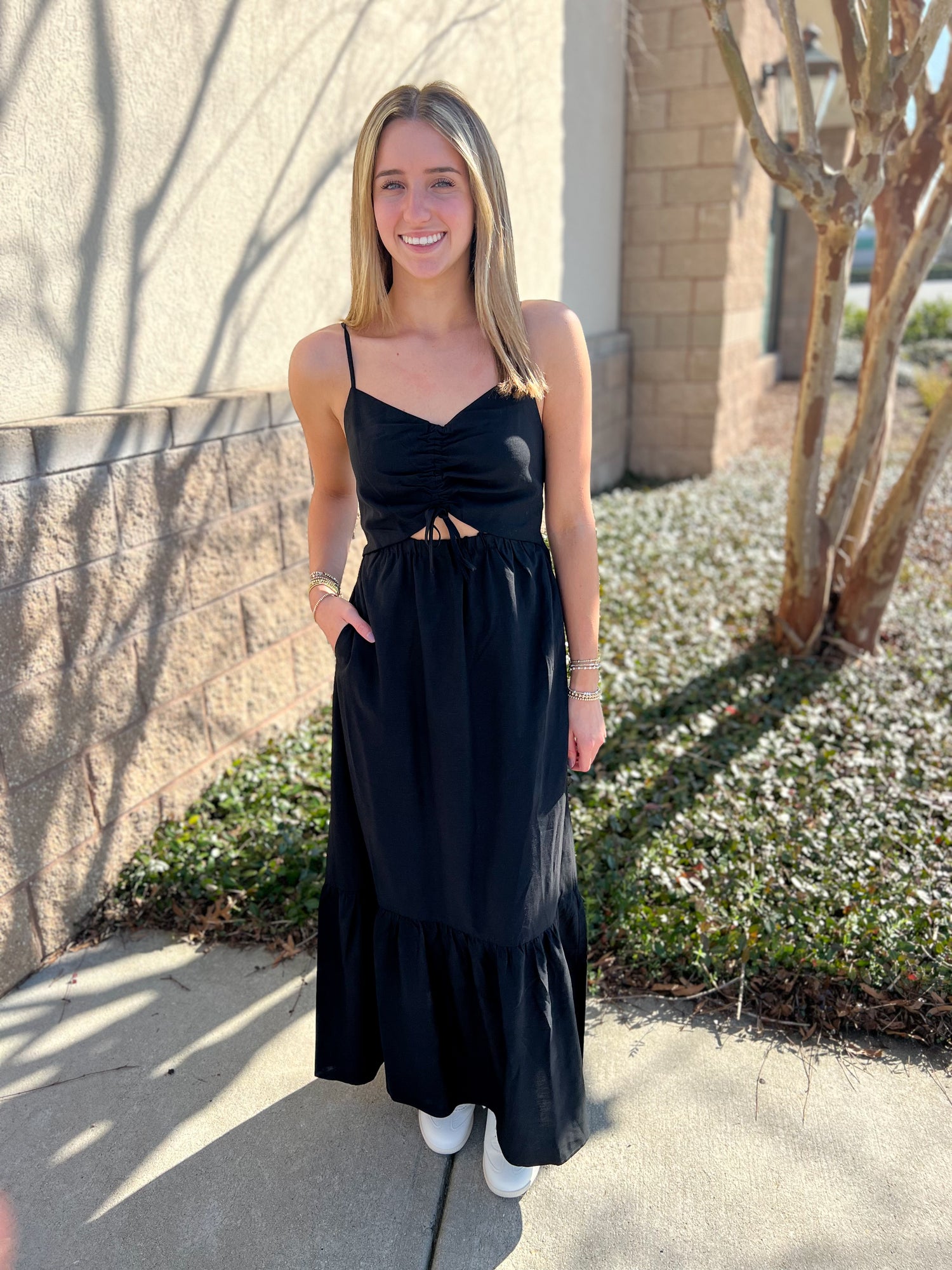 winslet maxi dress Winslet Maxi Dress-Botanical Green Pink Charming Boutique