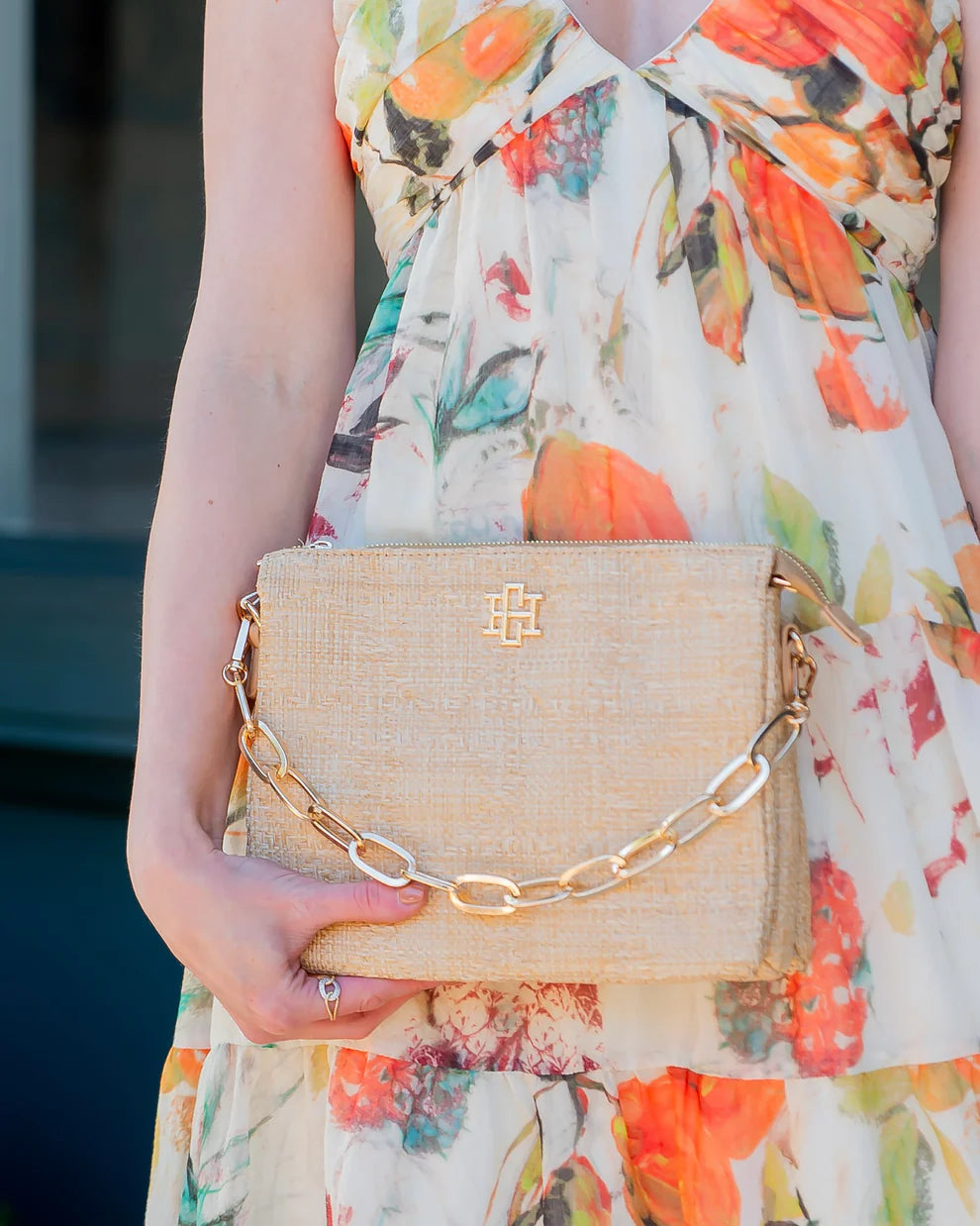 CH Ariana Crossbody - Natural Lattice