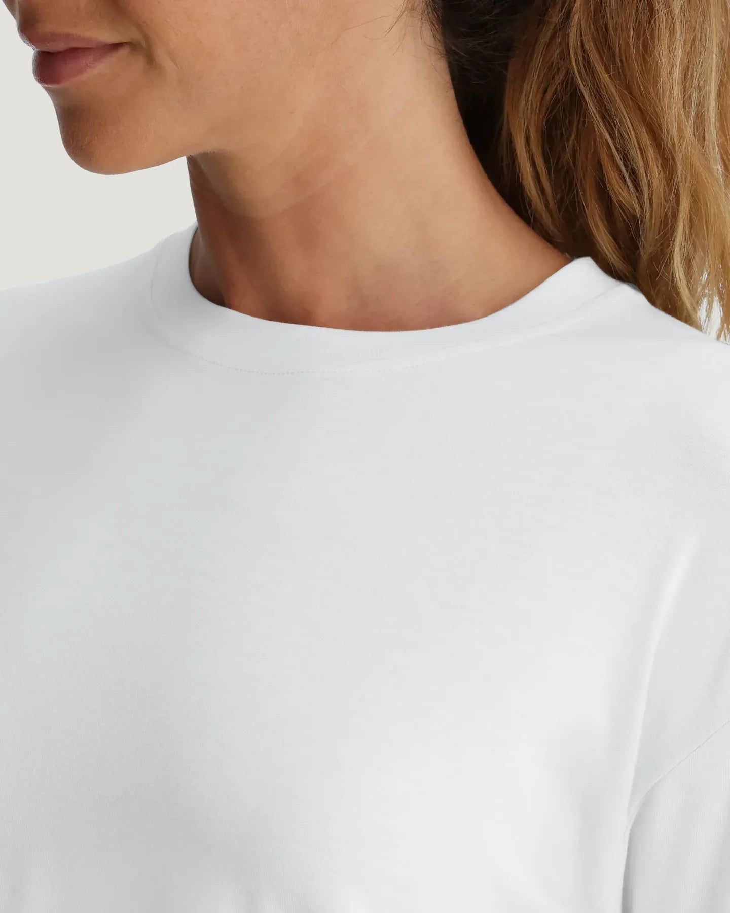 Free Fly Women’s Bamboo Shade Crossover Long Sleeve - Bright White