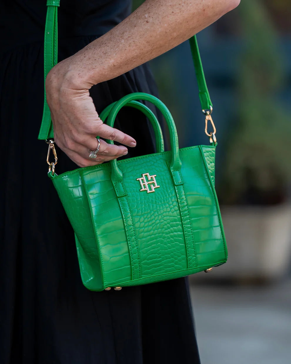 CH Merritt Mini Tote - Kelly Green EC