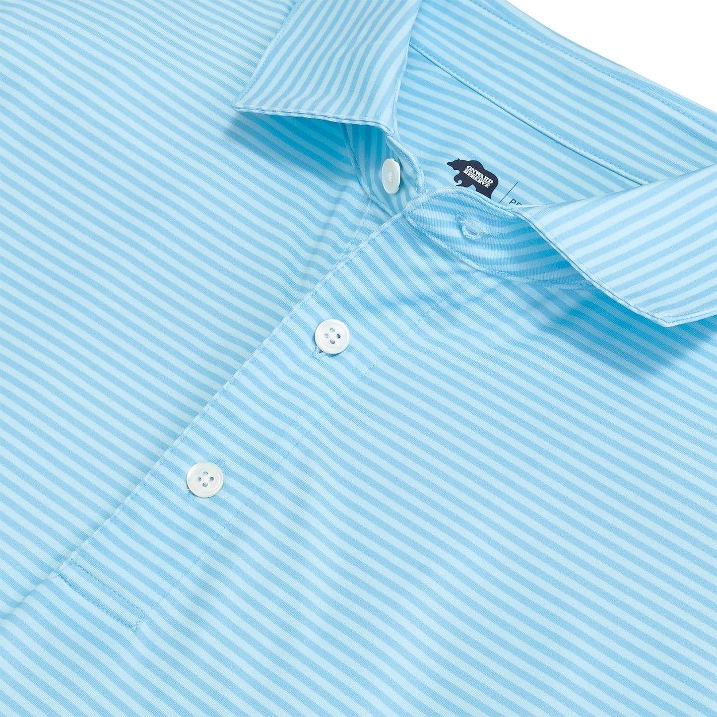Onward Reserve Echo Stripe Performance Polo - Breeze