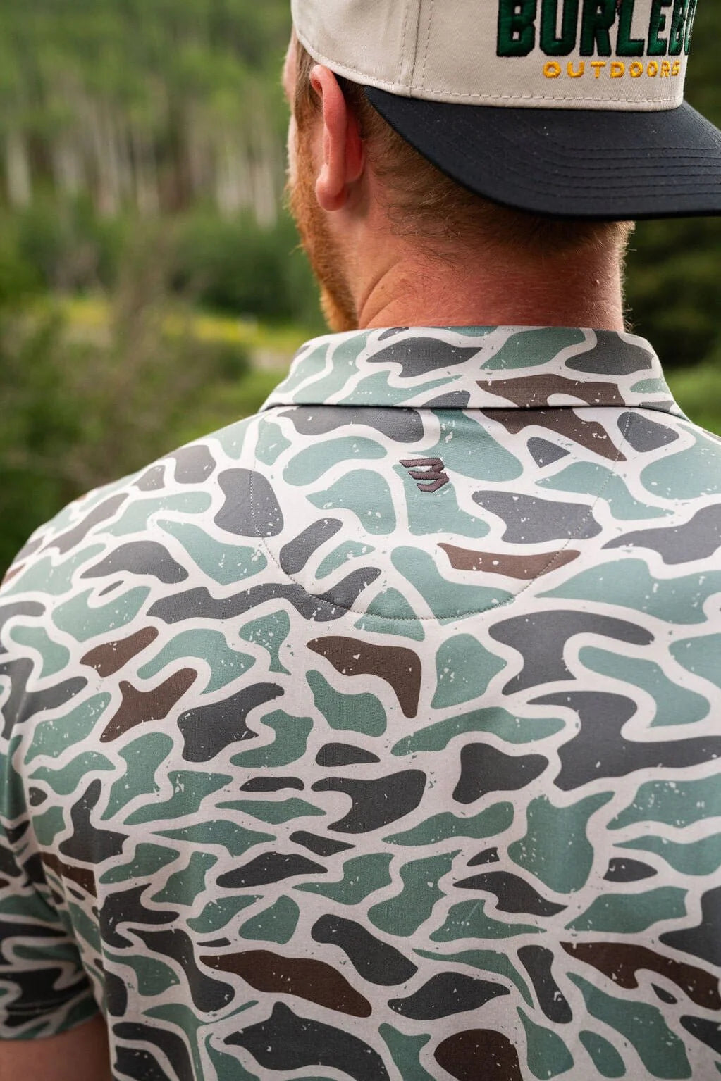 Men’s Performance Polo - Retro Duck Camo