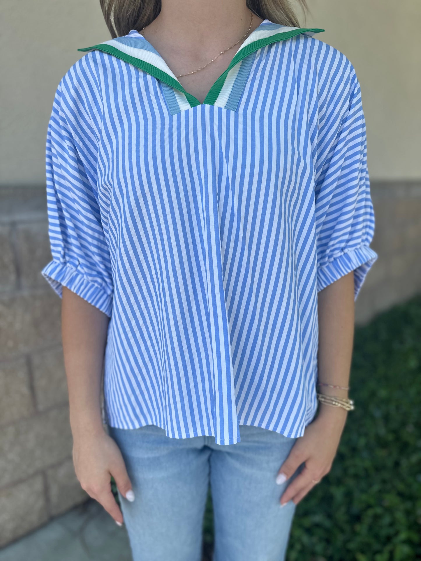 Steph Striped Top
