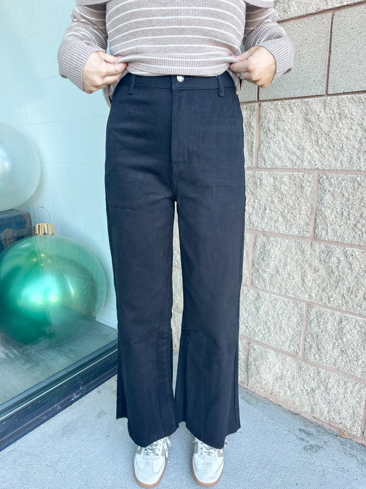 AW Wide Leg Jeans - Black