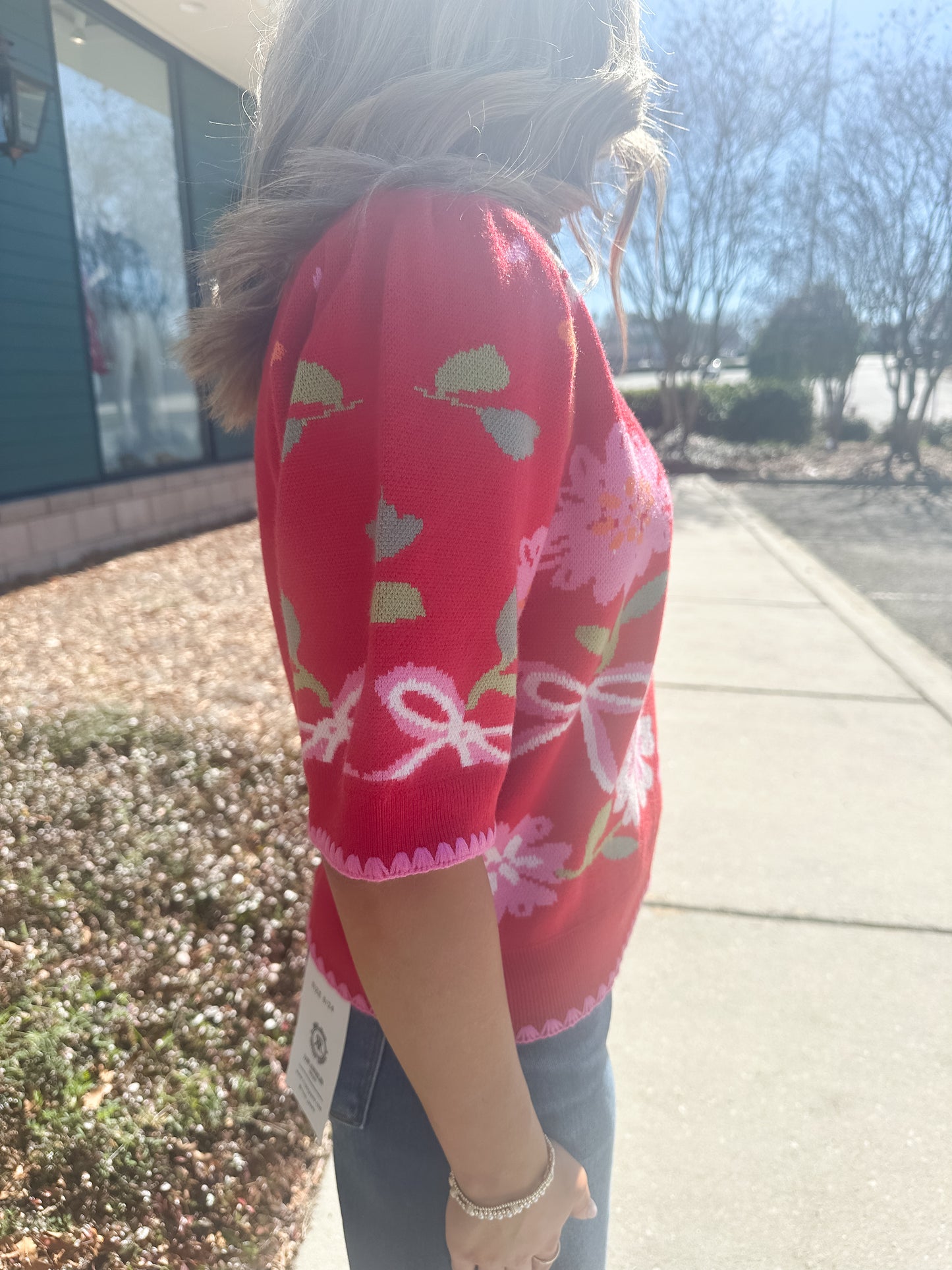 Rosalie Bloom Knit Top