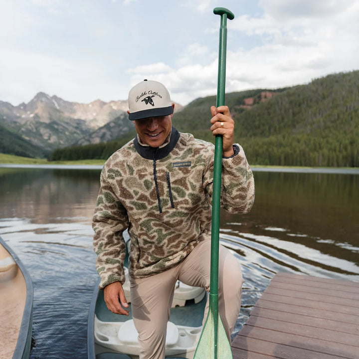Burlebo Men’s Sherpa Quarter Zip - Alpine