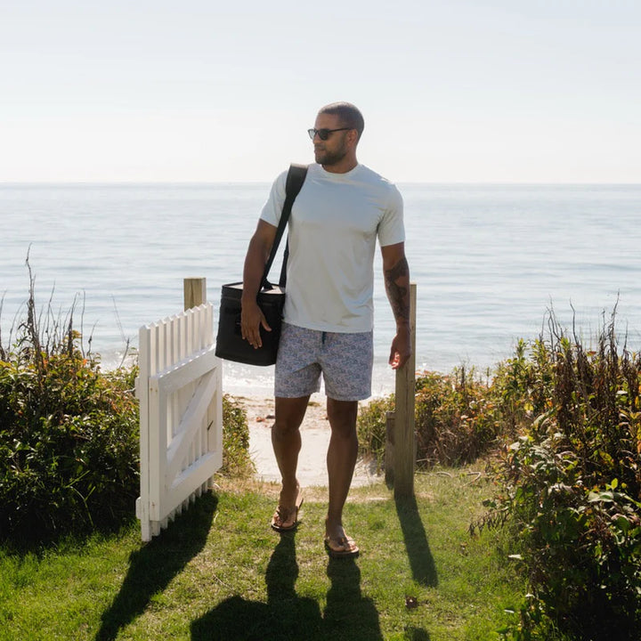 Genteal S26 Marina Performance Swim Shorts - Purple Shoreline Catch