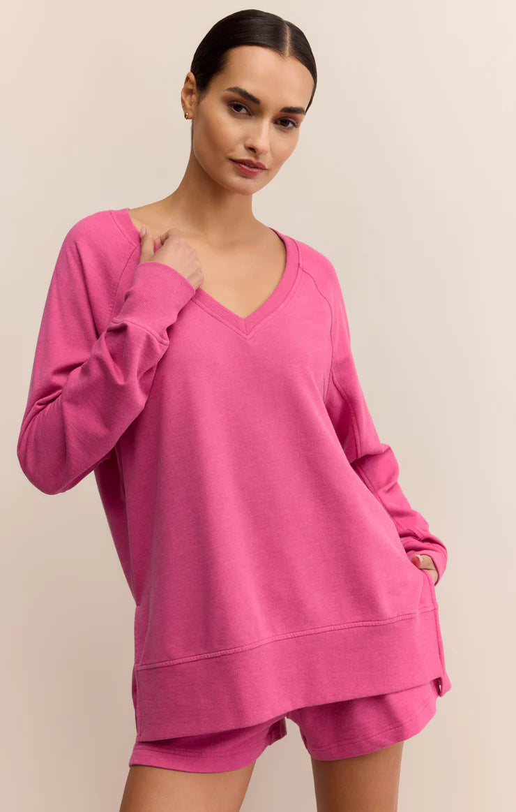 Modern V-Neck Weekender Sweatshirt Z Supply