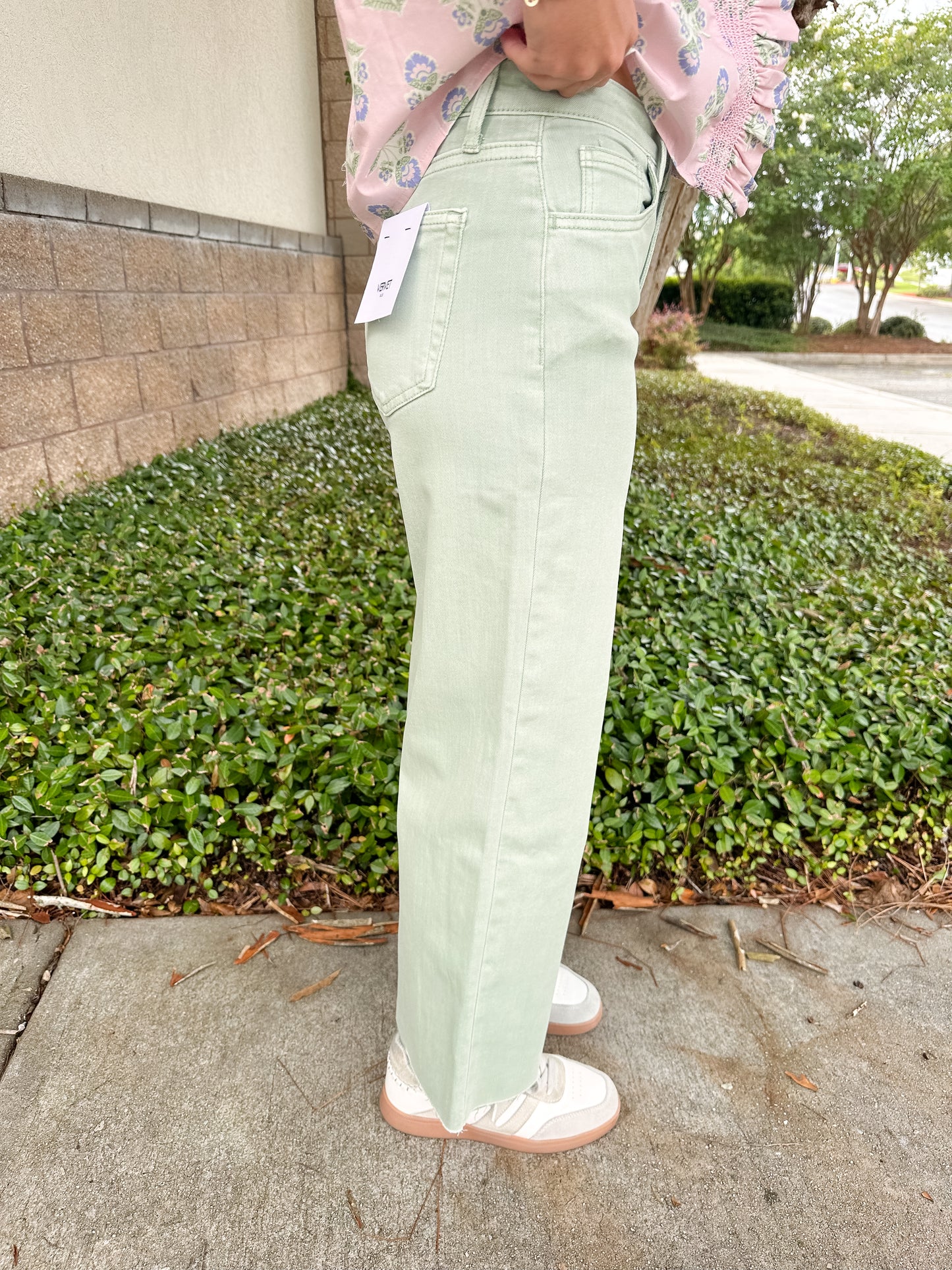 Vervet Olivia Jeans - Mint