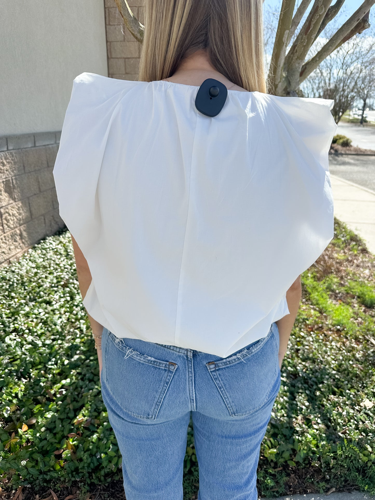 Francis Bubble Top - White