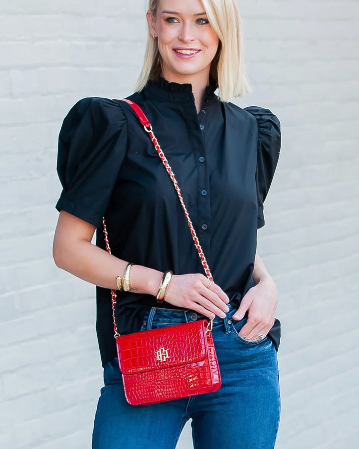 CH Evelyn Crossbody- Red Patent EC