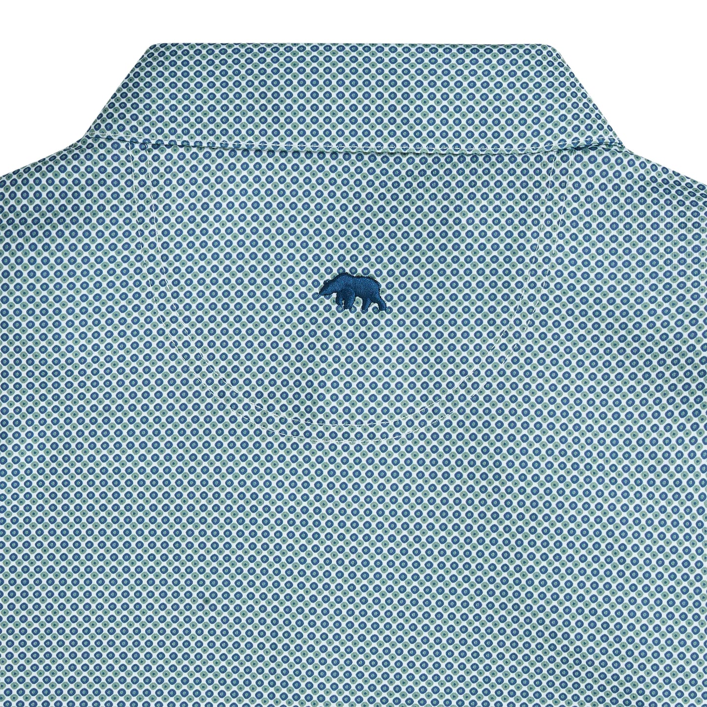 Onward Reserve League Printed Performance Polo - Ensign Blue