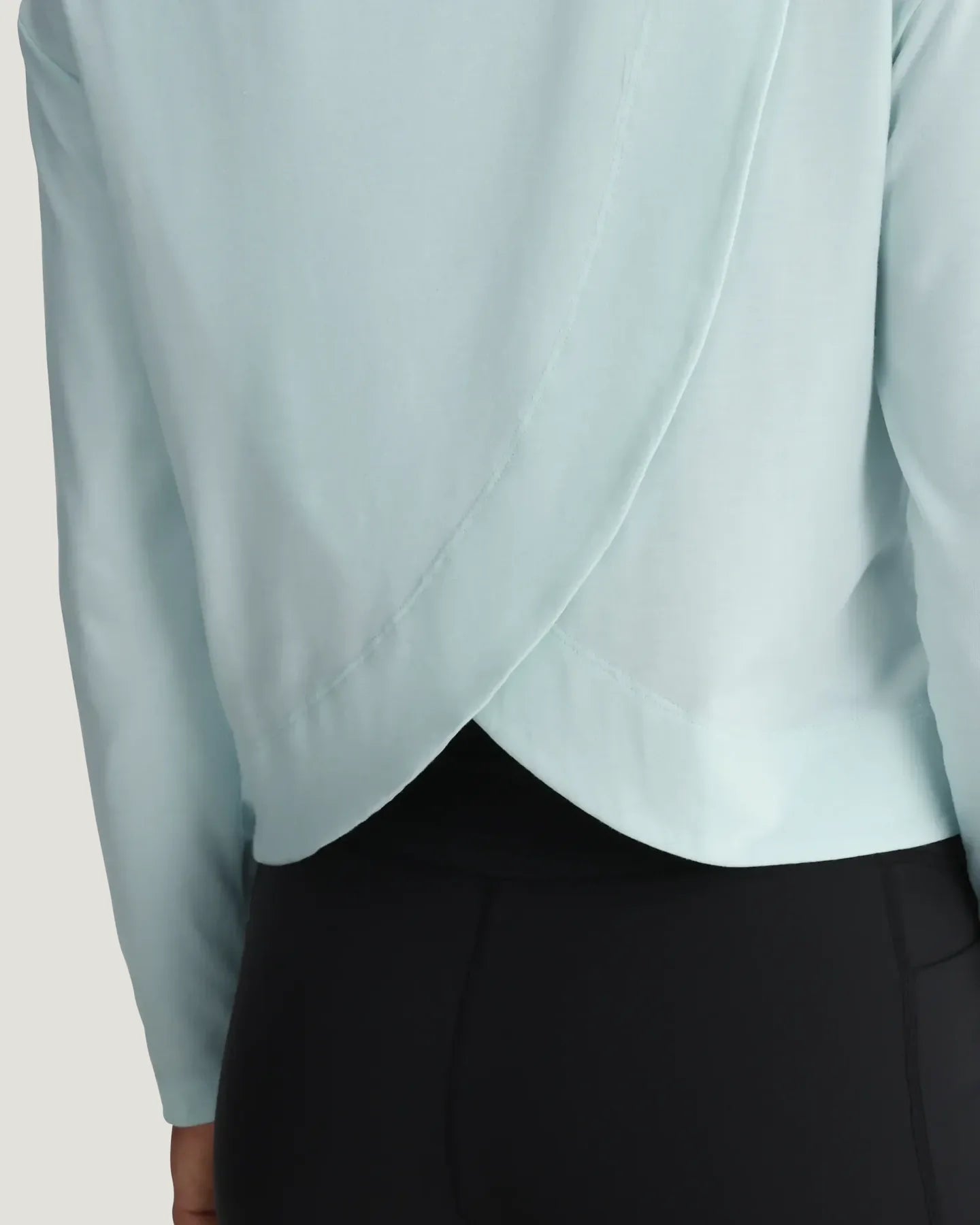 Free Fly Women’s Bamboo Shade Crossover Long Sleeve - Tropic Sea