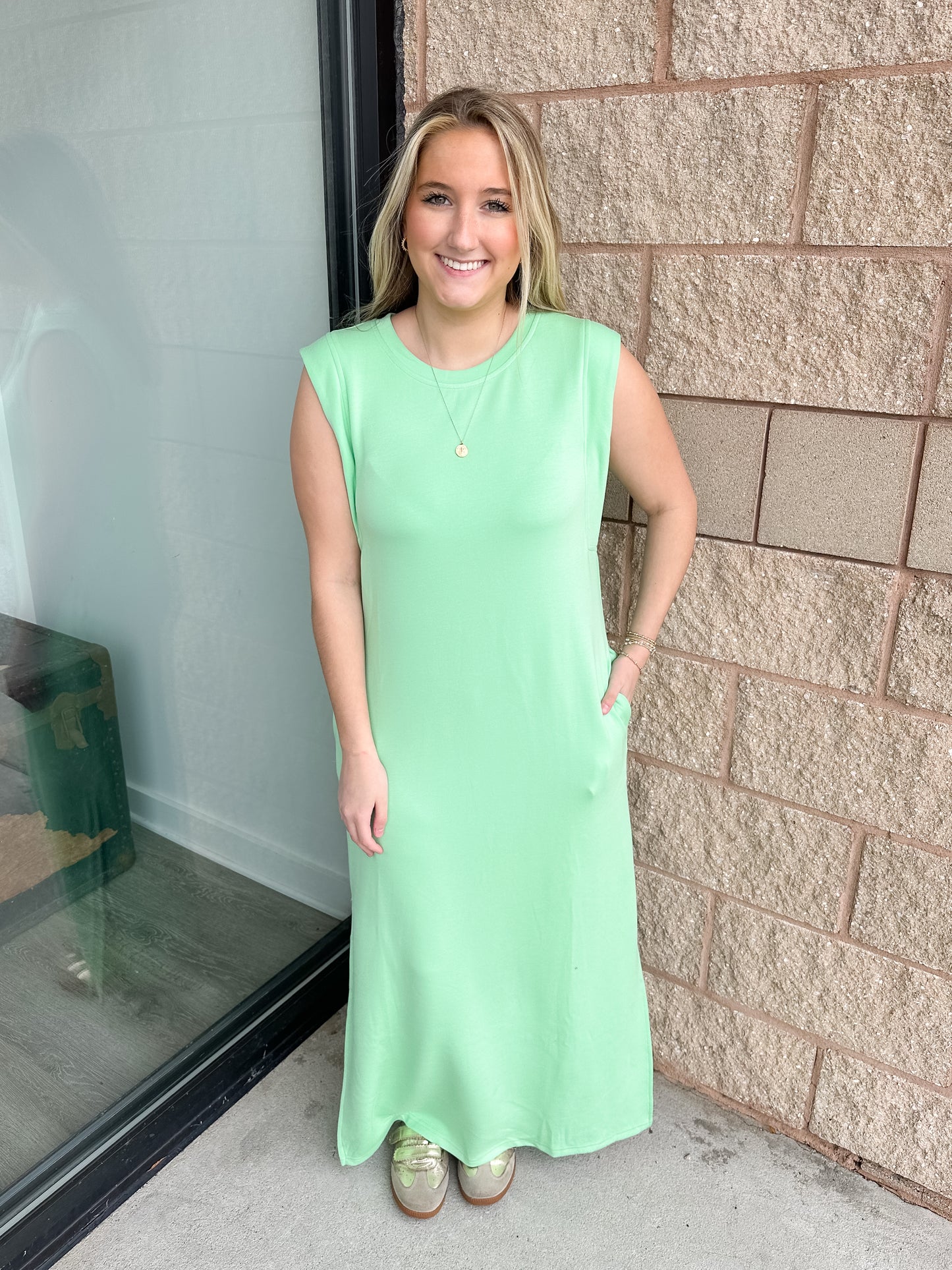 Brenda Basic Maxi - Mint