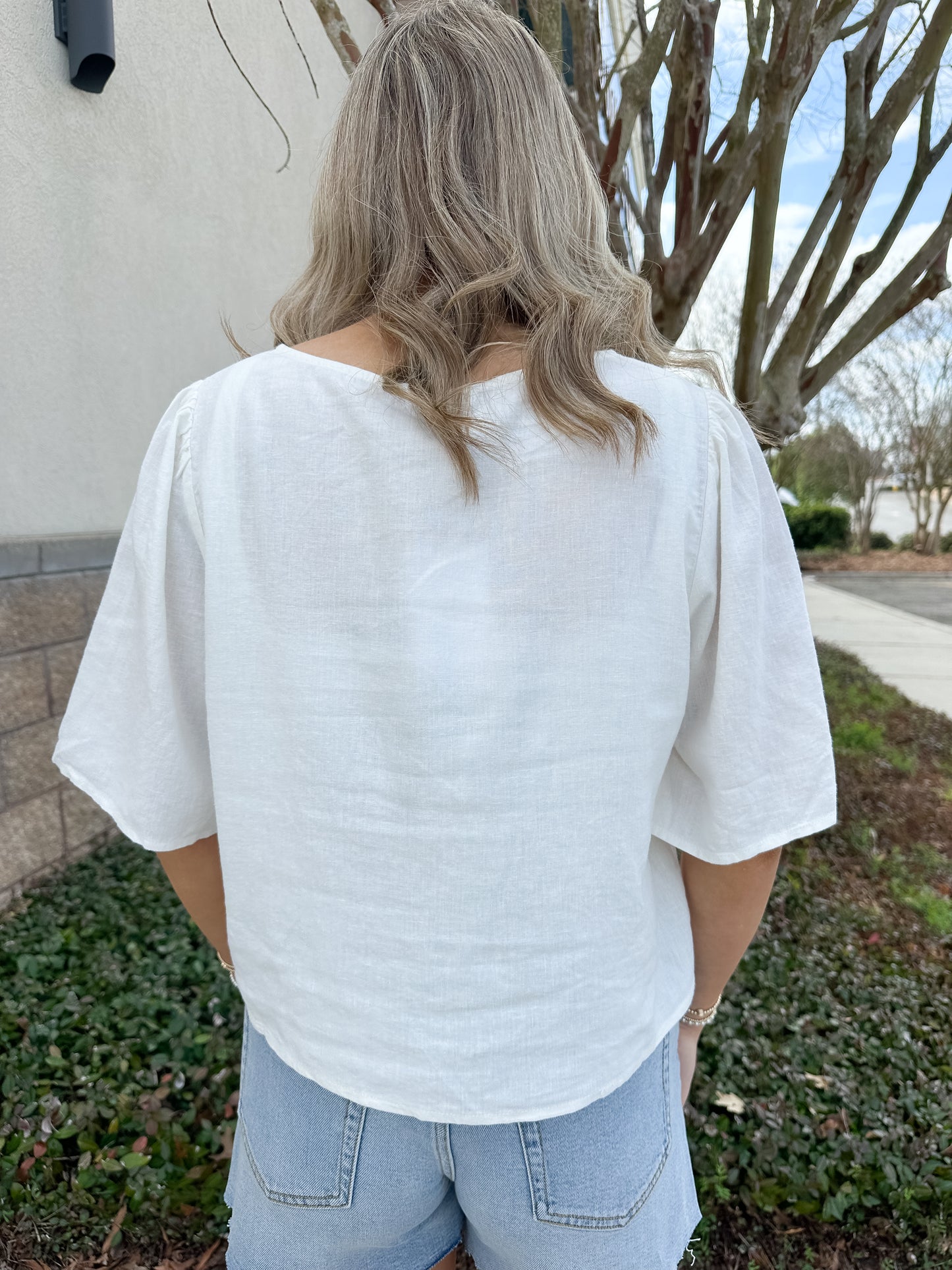 La Belle Linen Top