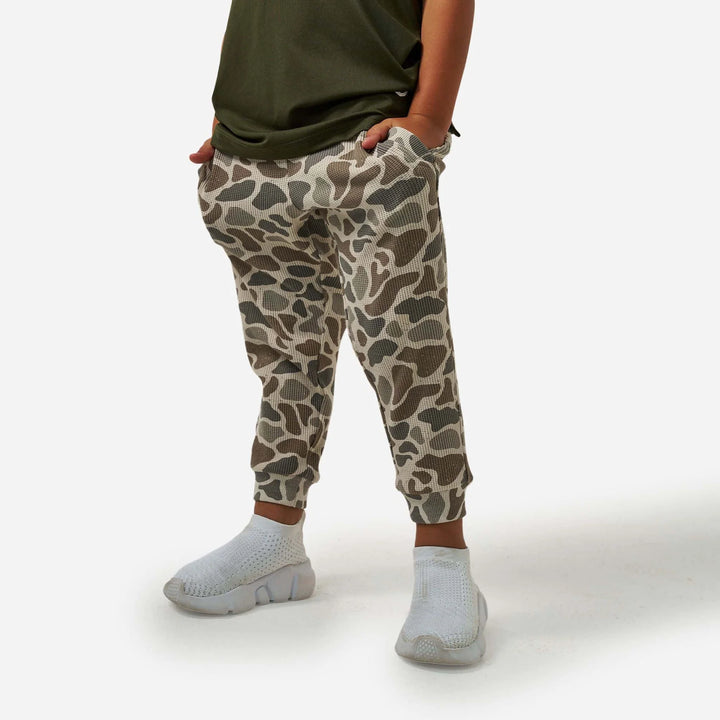 Burlebo Youth Thermal Jogger - Classic Deer Camo