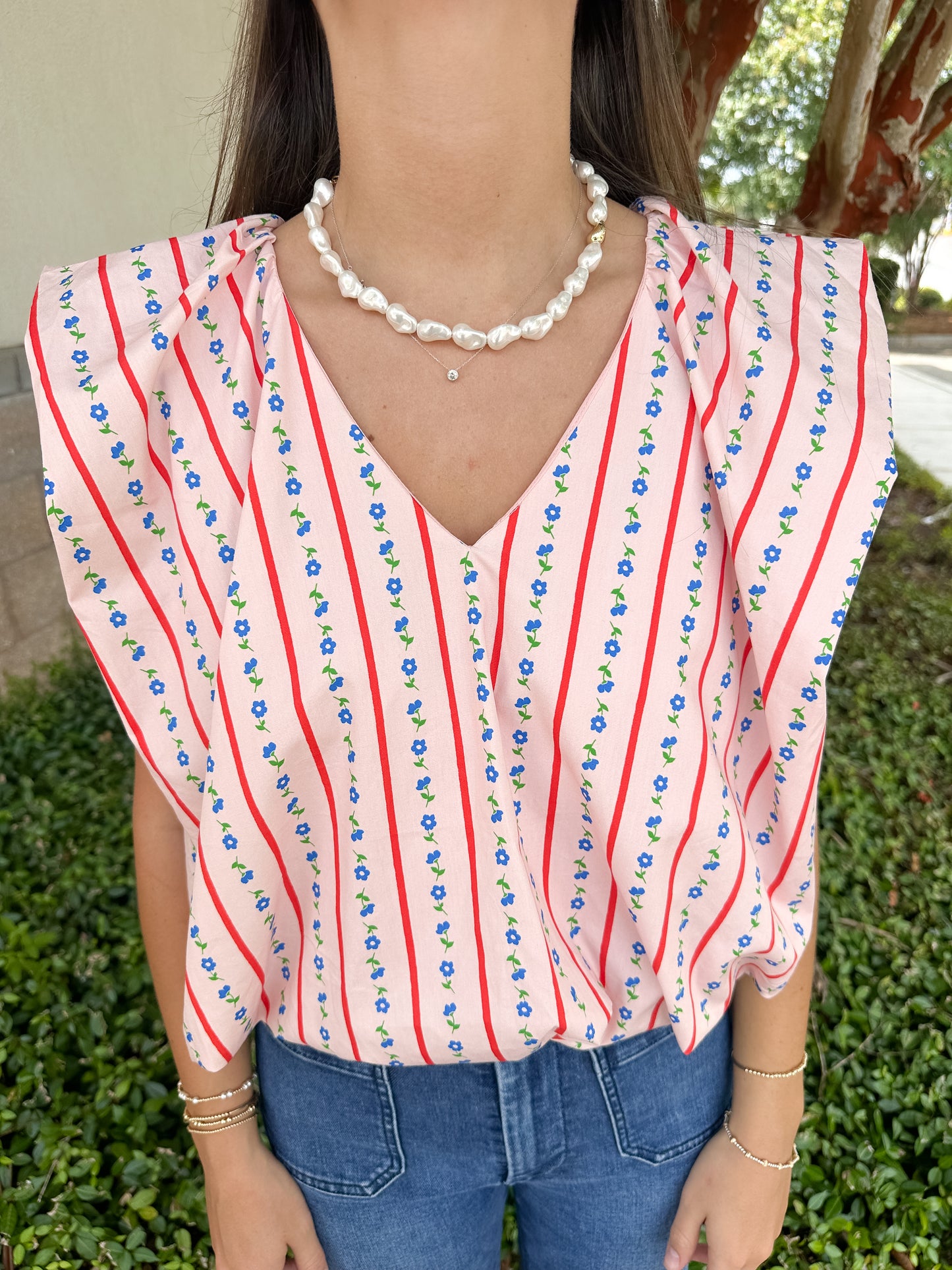 Francis Bubble Top - Floral Ditzy