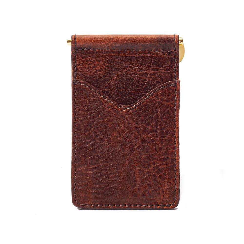 Mission Mercantile Campaign Leather Small Wallet - Whiskey