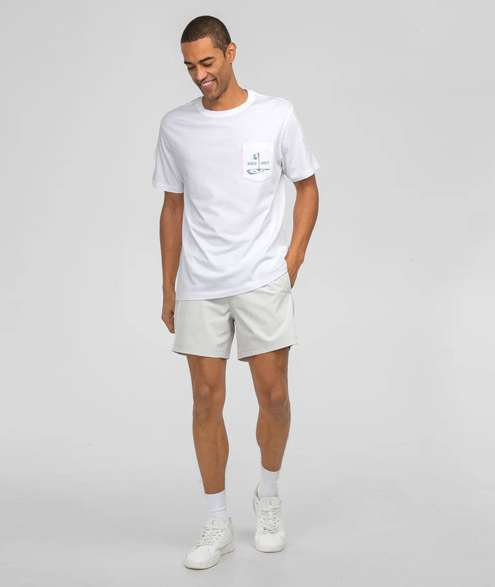 SSCO Men’s Players Invitational S/S T-Shirt - Bright White