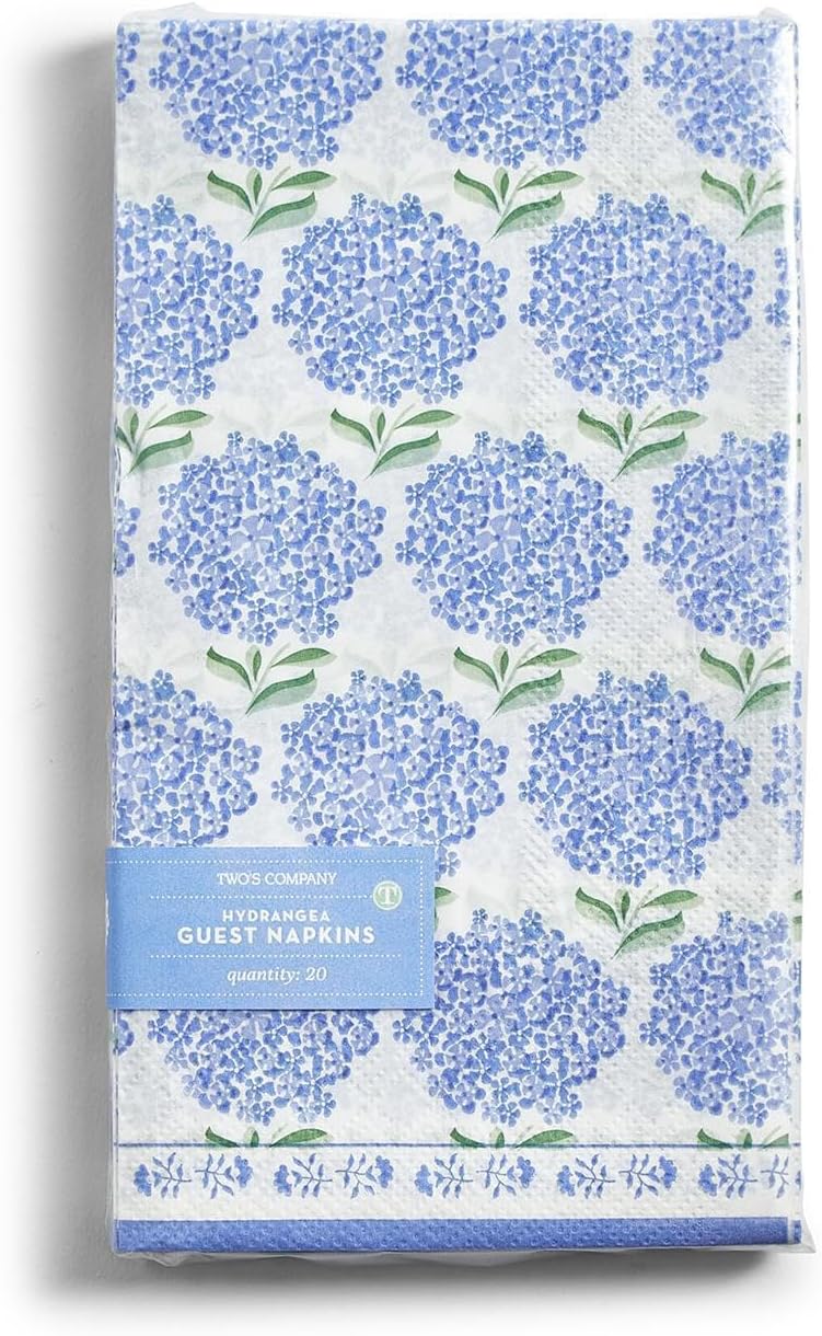 Two’s Company Dinner Napkins 20 - Hydrangea