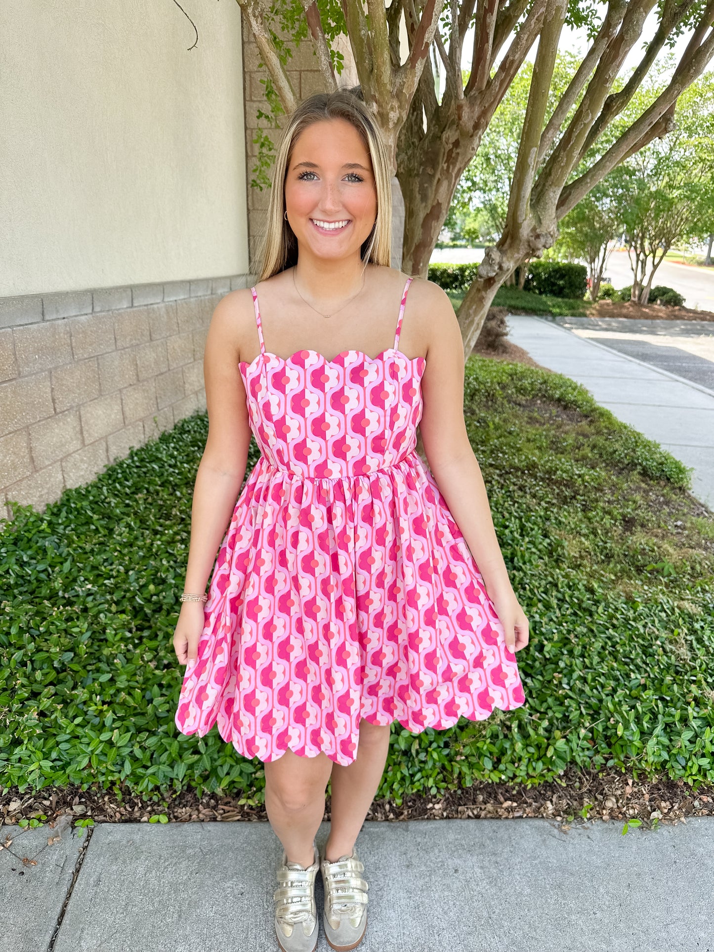 Garden Girl Dress - Pink