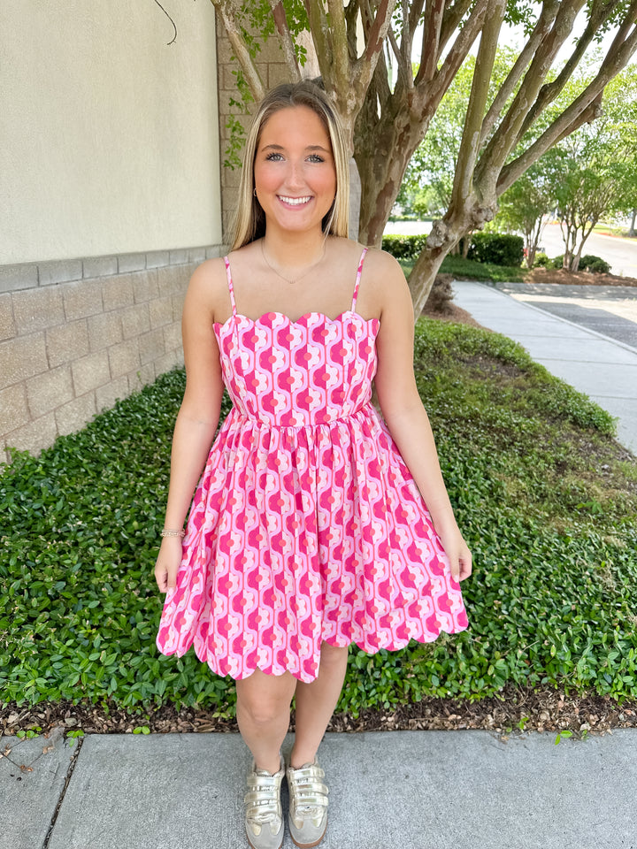 Garden Girl Dress - Pink