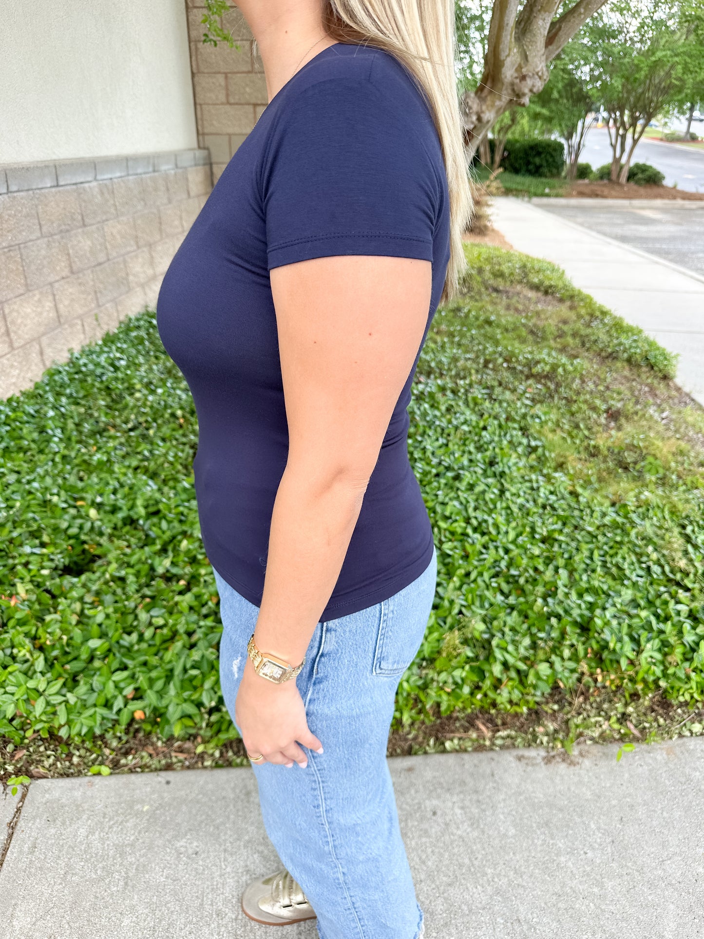 Pepper Tee - Navy