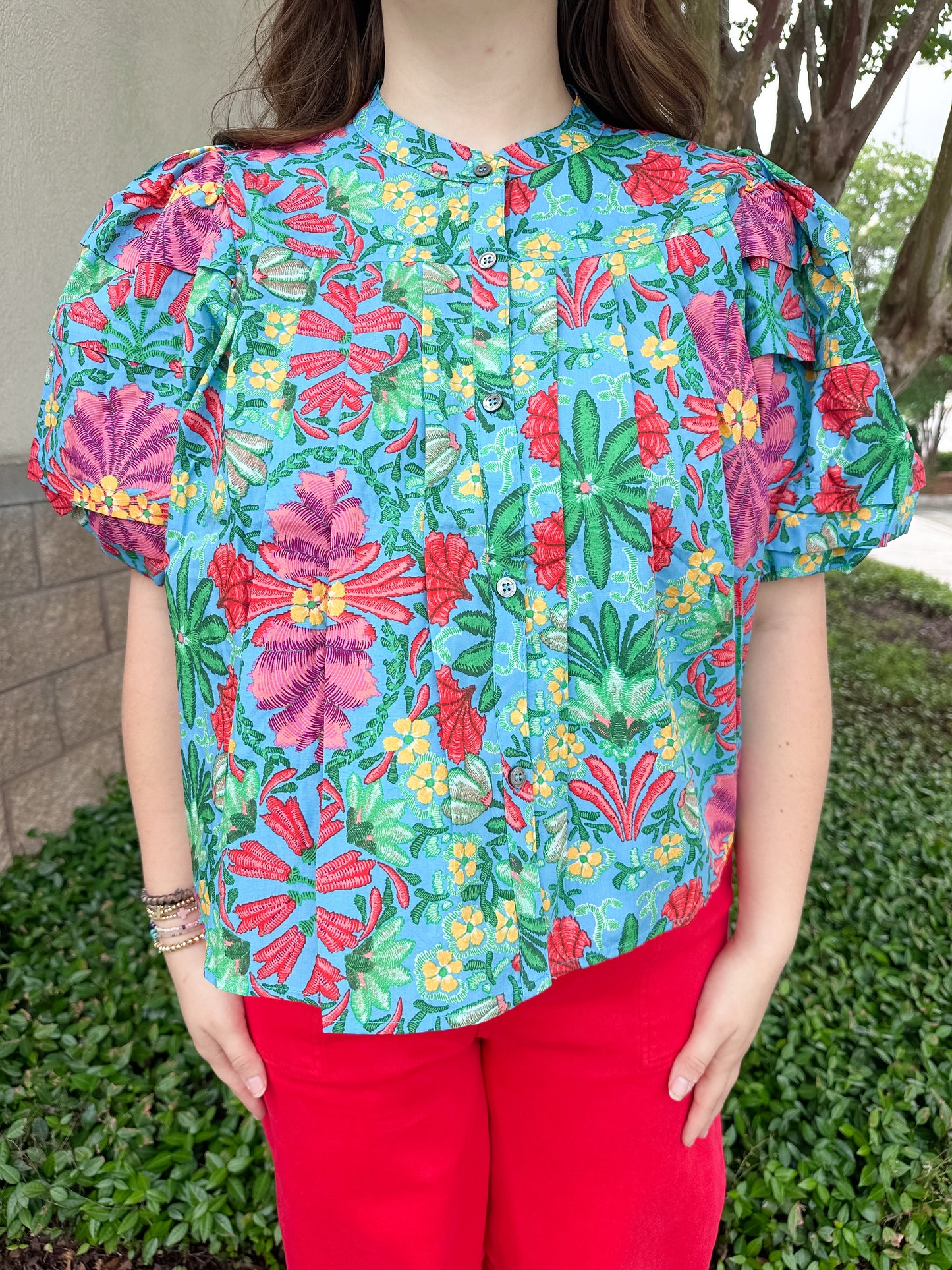 Jill Tropical Top