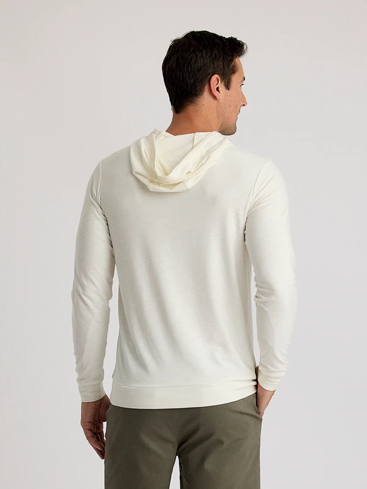 Free Fly Men’s Bamboo Slub Hoodie II - Sea Salt