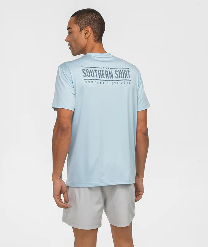 SSCO Men’s Camo Badge Performance S/S T-Shirt - Skyway