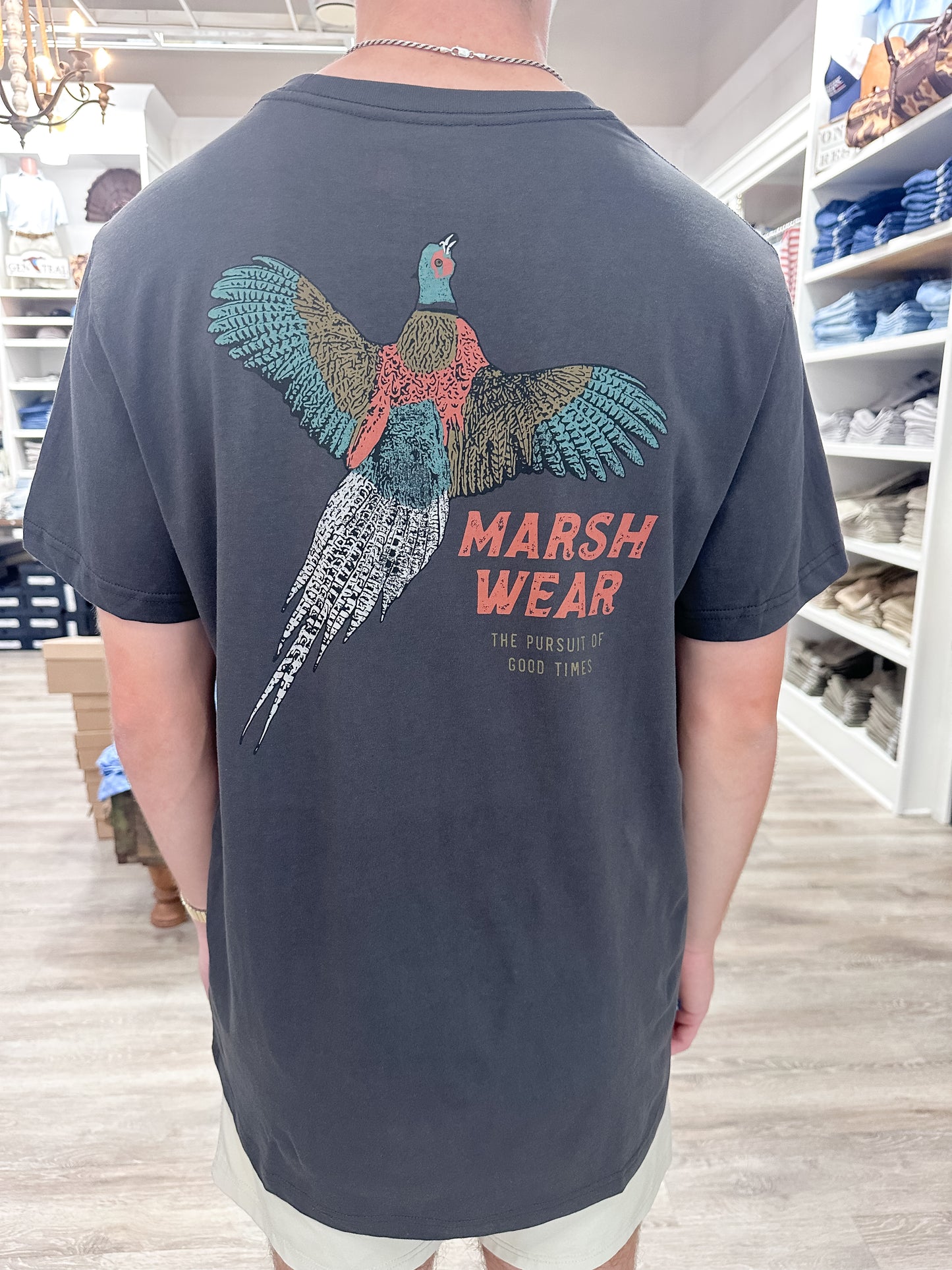 Marsh Wear Men’s S26 Pheasant S/S Pocket T-Shirt - Black