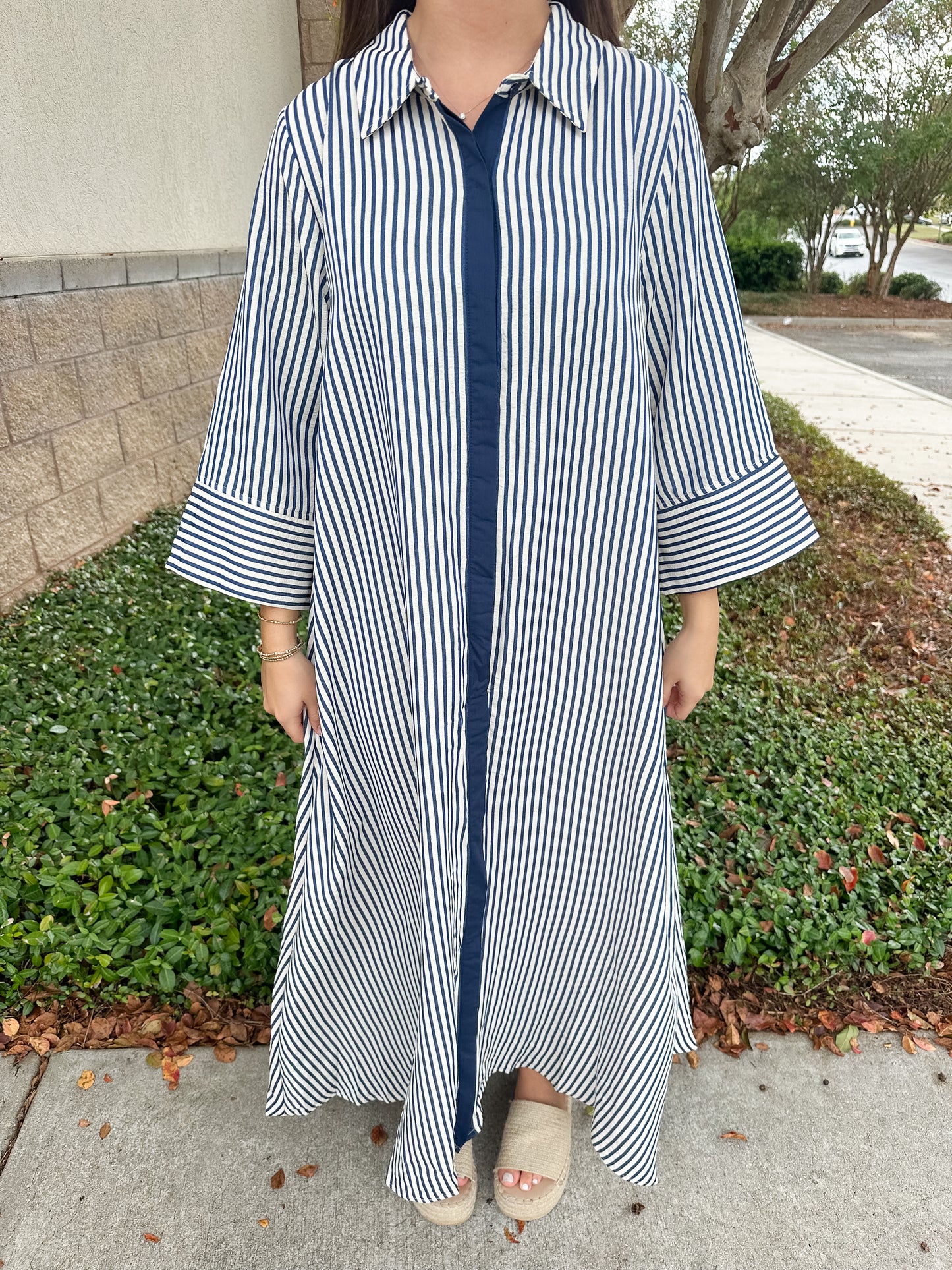 Savannah Stripes Maxi Dress