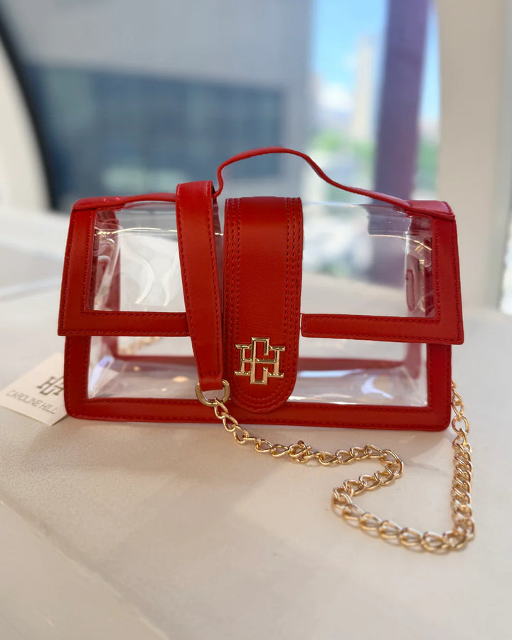 CH Grace Clear Bag- Red