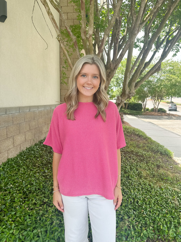 Leena Top - Hot Pink