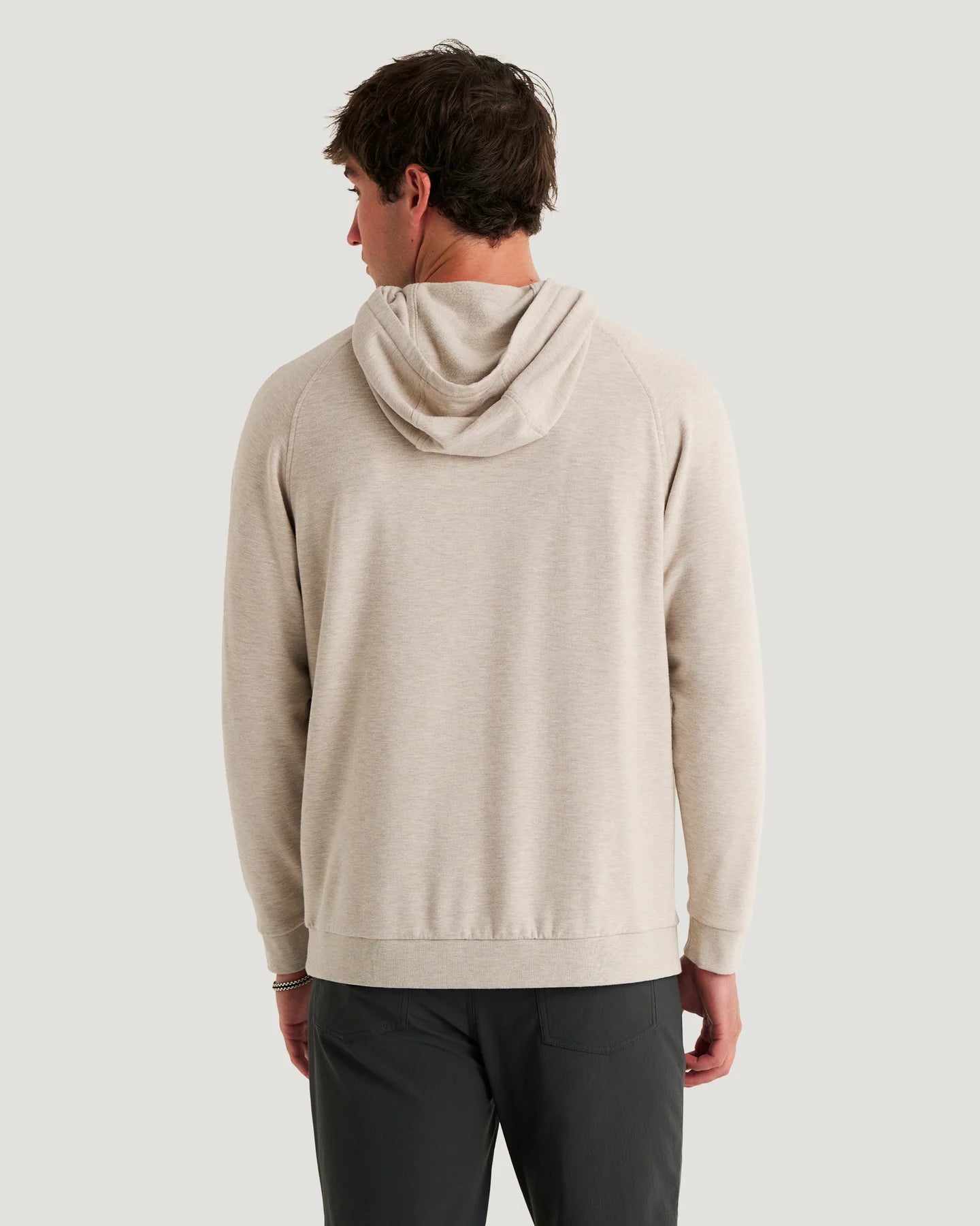 Free Fly Men’s Bamboo Lightweight Fleece Hoodie - Heather Desert Tan