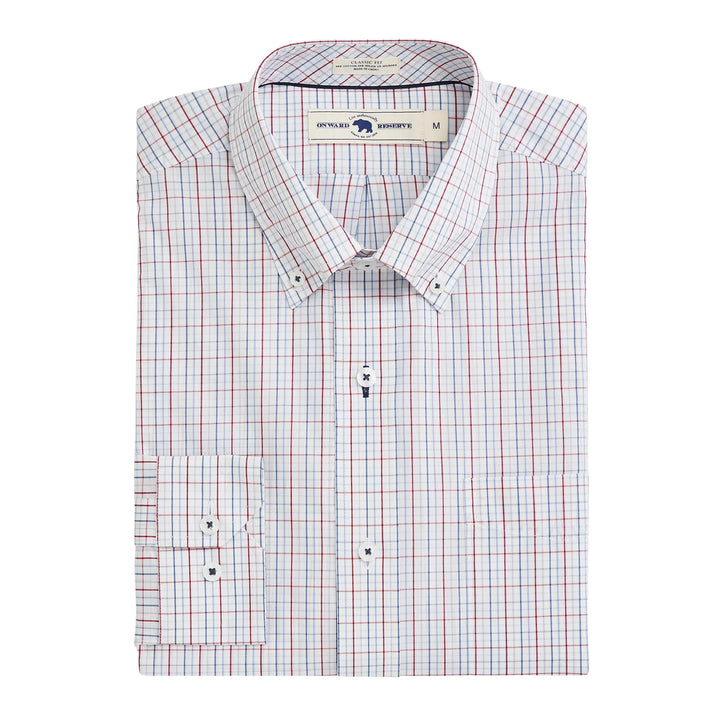 Onward Reserve Carrbridge Classic Fit Quad Woven Button Down