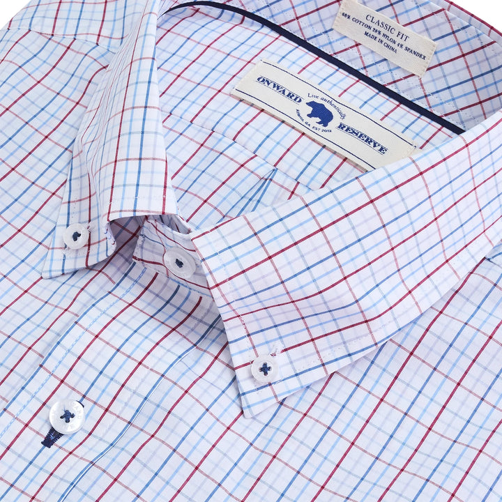 Onward Reserve Carrbridge Classic Fit Quad Woven Button Down