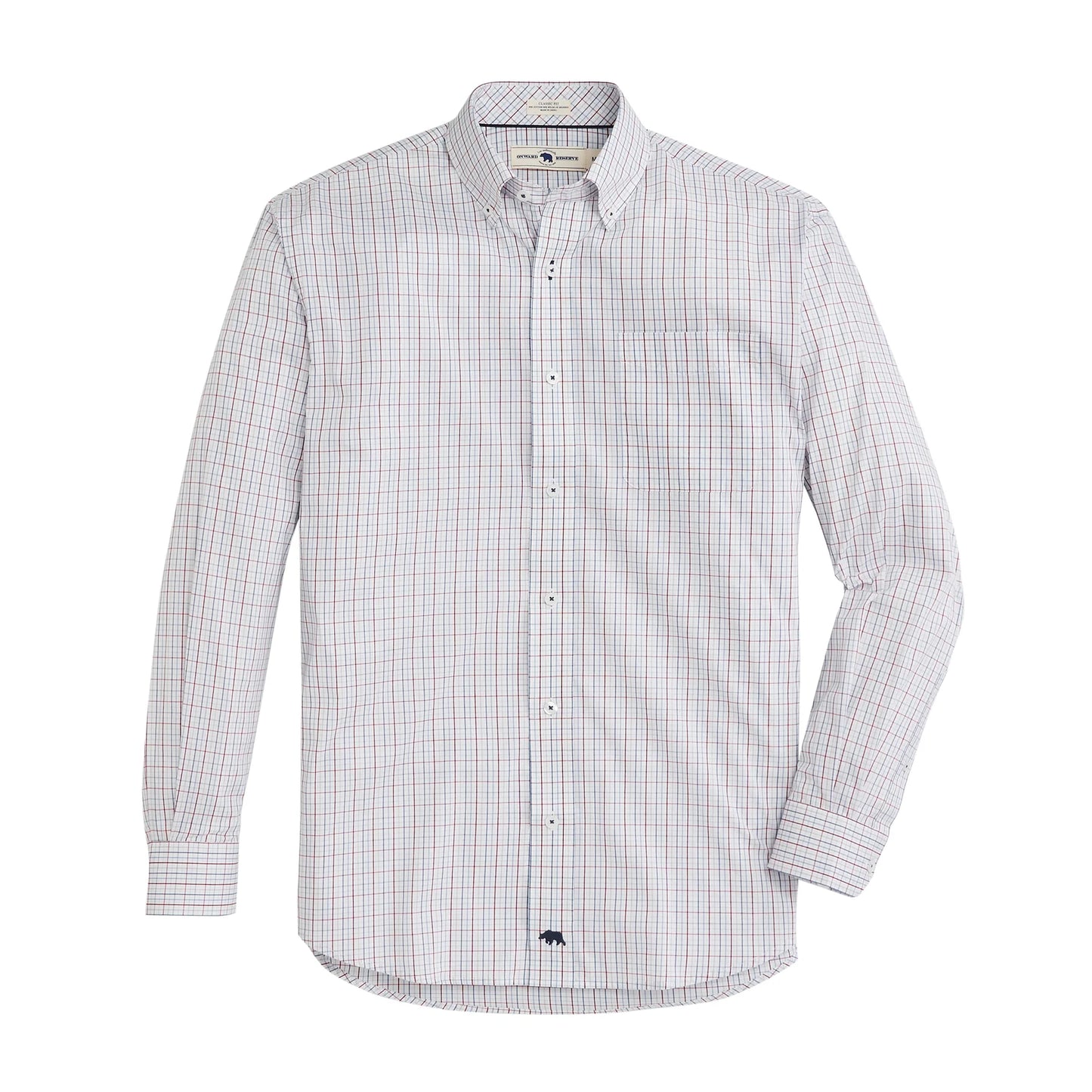 Onward Reserve Carrbridge Classic Fit Quad Woven Button Down