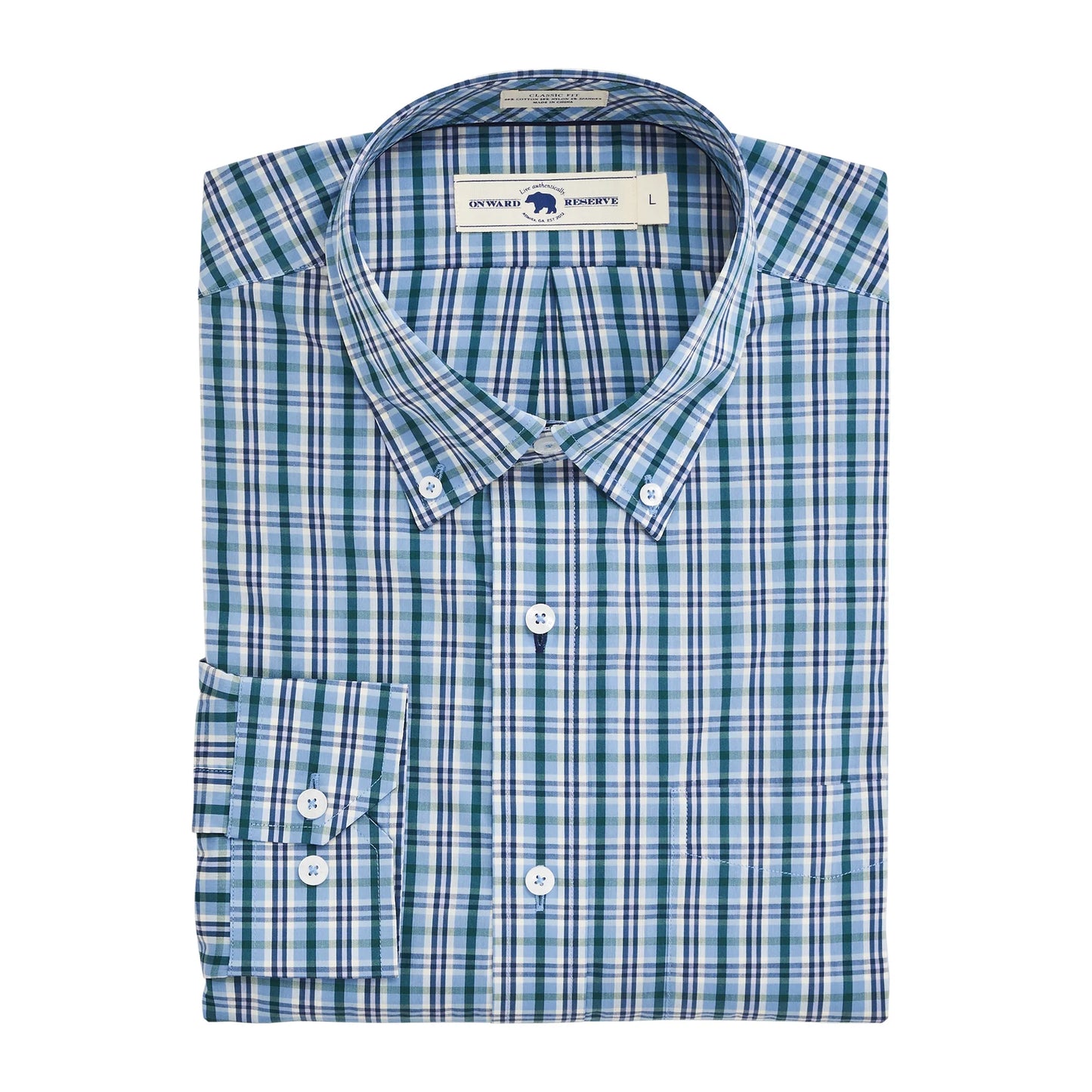 Onward Reserve Nethy Classic Quad Woven Button Down