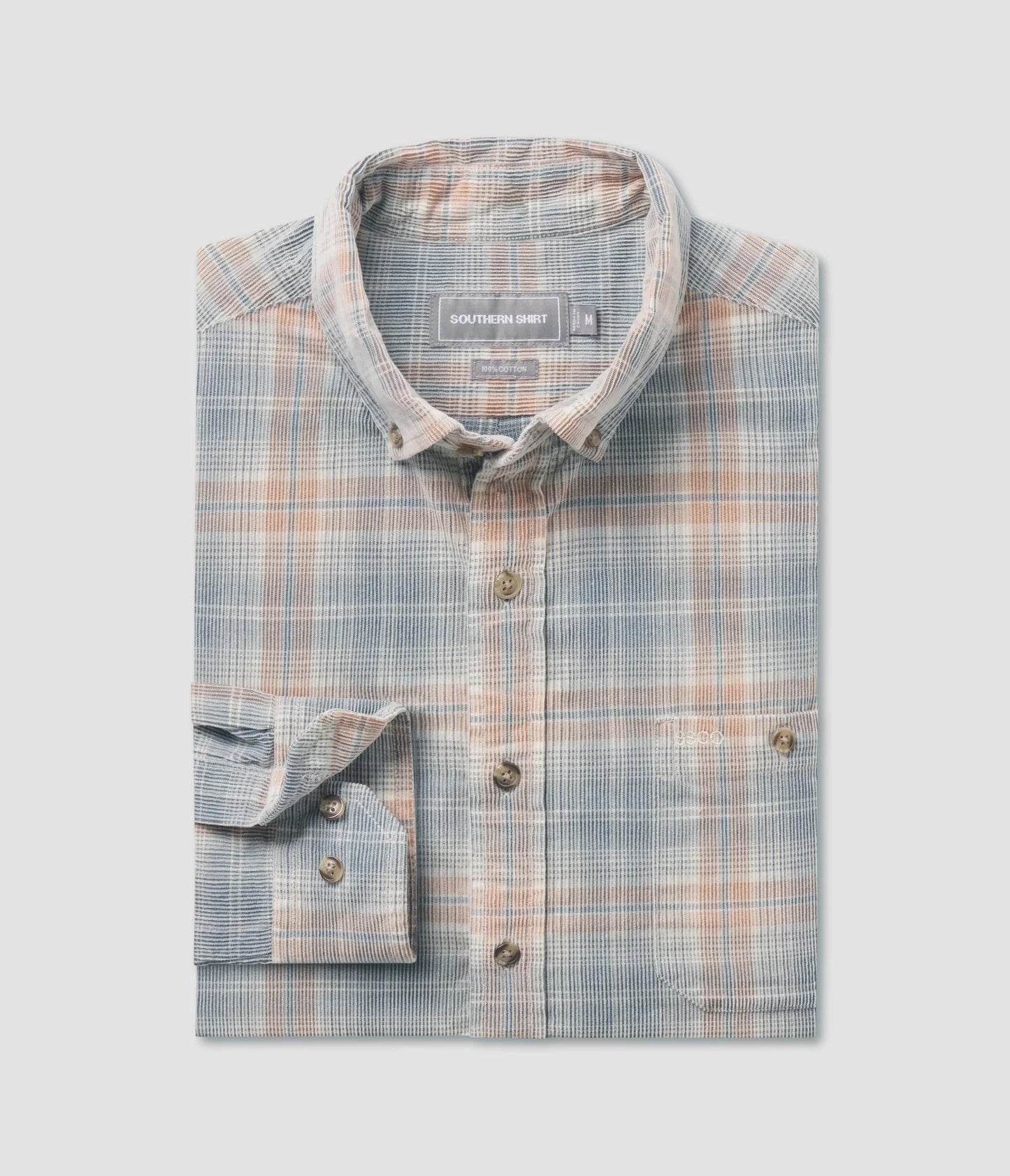 SSCO Men's Braxton Lightweight Cord Flannel