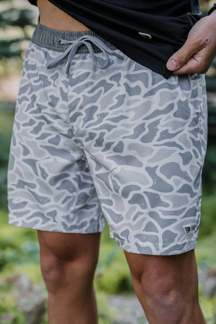 Men’s Burlebo Athletic Short - White Camo