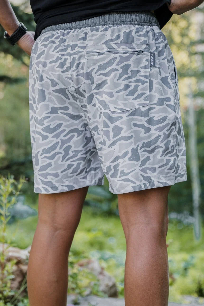 Men’s Burlebo Athletic Short - White Camo