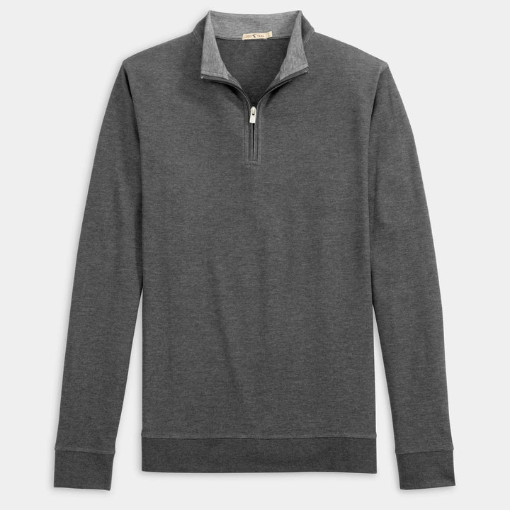 Genteal Fall ‘24 Cotton Modal 1/4 Zip - Charcoal